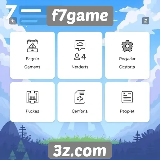 Recursos e funcionalidades do site f7game