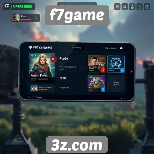 Análise da interface do usuário do f7game